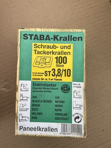 600 stück staba schienen - staba,
