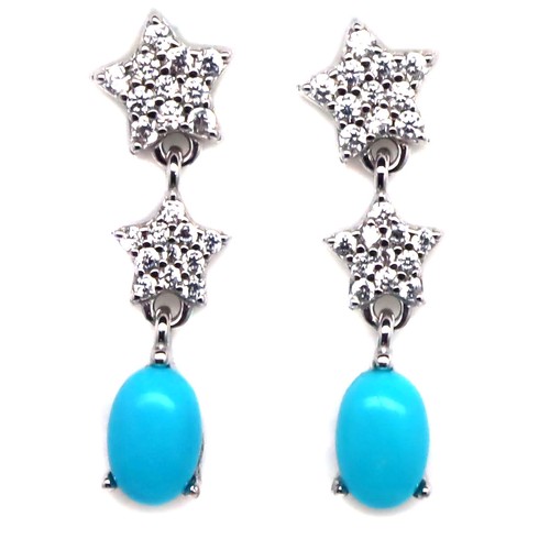 925 silber mm blaue - silber, mm.