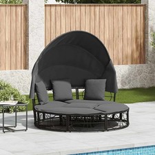 Sonneninsel Outdoor Gartenmuschel Sonnenliege 2 Personen Lounge Muschel Outdoor