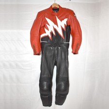 Alne Motorrad Leder Kombi Herren Gr. 46-48 mit Hose + Jacke (Känguruleder)