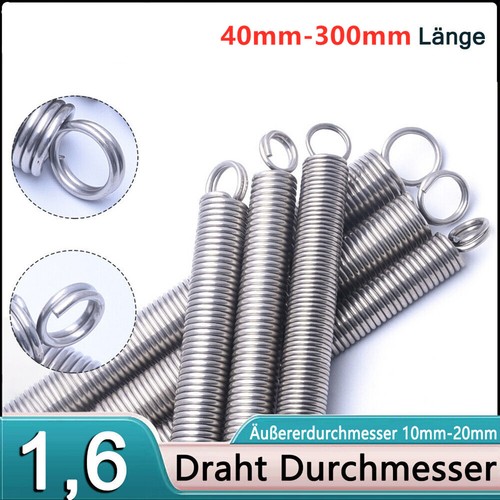 Zugfeder 6mm draht - 1,6mm,