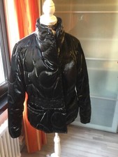 Madeleine Stepp Daunen  Jacke Gr 44 NEU schwarz glänzend
