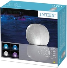 Intex 28693 Led-Schwimmleuchte Deko Lichtball für Pool Licht farbwechselnd 