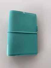 Filofax Personal Domino Patent  mint grün türkis Lack