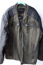 Red Brigde Biker Jacke - Khaki/schwarz - Größe 3XL