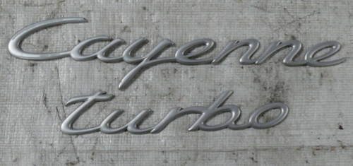Cayenne turbo schriftzug - cayenne,