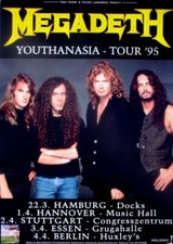 MEGADETH - 1995 - Plakat - In
