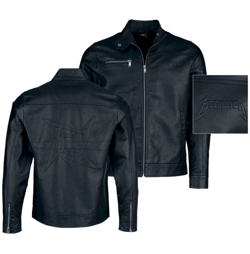 Metallica kunstlederjacke - metallica,