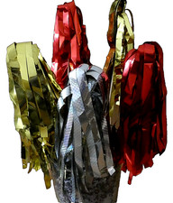 5 Deko MAXI Palmwedel rot-