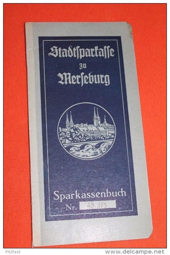 Altes sparbuch merseburg - altes, ,