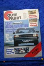 Gute Fahrt 10/78 Audi Avant 5E Karmann Wohnmobil Formel Super VW