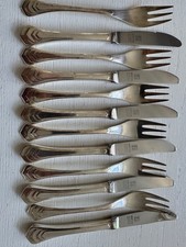 Besteck Kuchenbesteck Vorspeisenbesteck 6 Pers. 12 Teil Edelstahl 18/10 Erbstück