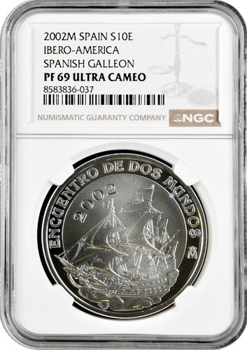 Spanien euro 2002 - ngc, pf69