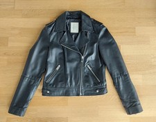 Esprit Schaf - Leder Jacke Gr. 36 schwarz