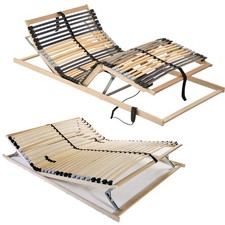 Lattenrost Motorrahmen mit 28 Latten 7 Zonen Härteregelung Bettrost Verstellbar 