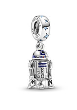 PANDORA Star Wars R2-D2 Charm-Anhänger aus Sterling-Silber