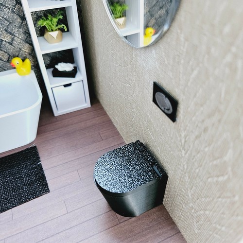 Puppenstube schwarz modernes