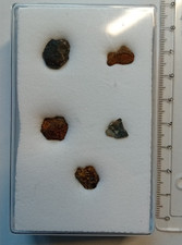 Meteoriten Set: Chondrit / Eisenmeteorit / Pallasit / Mond / Vesta 