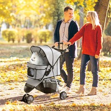 Pawhut hundewagen hundebuggy - hundewagen,