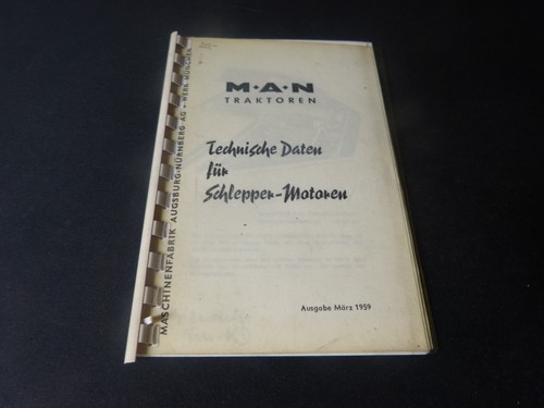 Traktoren technische - m.a.n,