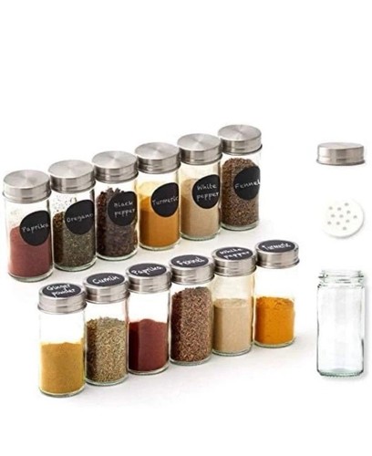 Gewürzgläser 12er set 120ml - 12er,