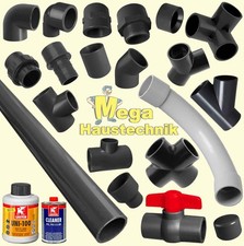 Pvc klebe fitting - u,