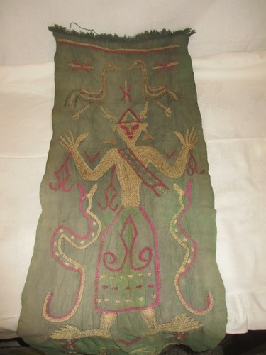 Uralt textil banner - banner, mit