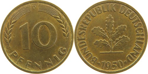 Pfennig 1950 d - 1950,