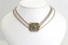 Antik Tracht Silbercollier 835