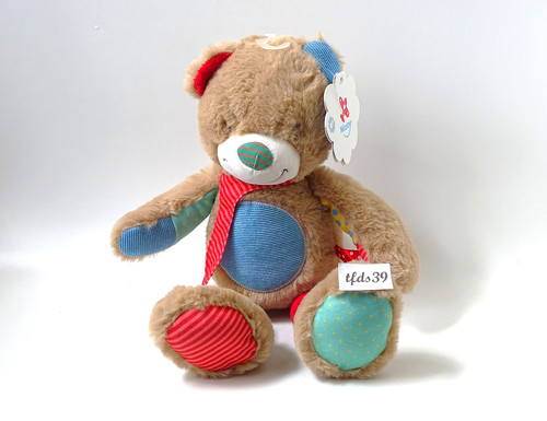 Nicotoy teddy bär braun bunt - nicotoy,