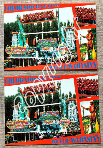 Kirmes postkarte karussell - 2,