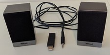 Trust  PC Lautsprecher Set Stereo 3,5 mm Klinke mit  USB-Adapter