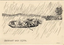 CPA AK Tegernsee Uberfahrt