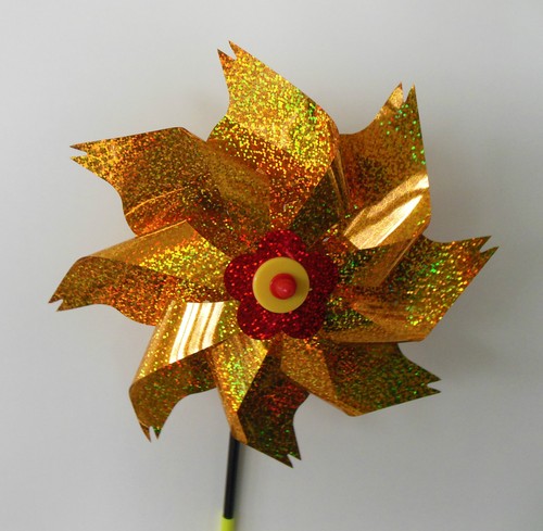 Windrad blume gold - blume,