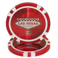 50 Red $5 Las Vegas Poker