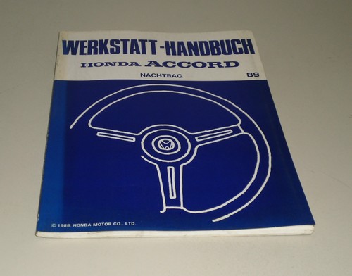 Werkstatthandbuch honda accord - honda,