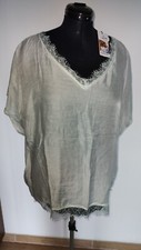Shirt Top von Public mit Seide Gr. XXL, NEU