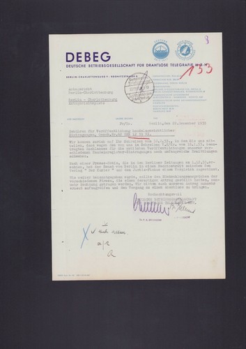Berlin brief 1953 debeg - berlin,,