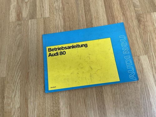 Audi betriebsanleitung - 80,