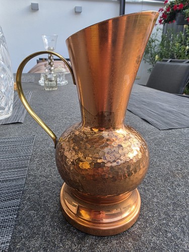 Kupferkanne messinggriff - kupferkanne,