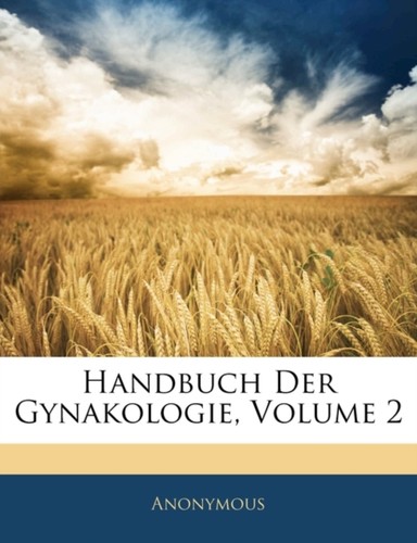 Anonymous handbuch der - -,