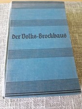 Der Volks-Brockhaus Vom Verlag F. A. Brockhaus in Leipzig von 1934