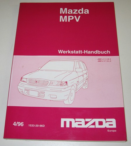 Werkstatthandbuch mazda mpv - mazda,