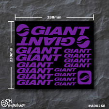 Giant stickersatz lila - giant,