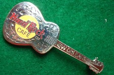 HRC Hard Rock Cafe New Orleans Silver Dobro Guitar