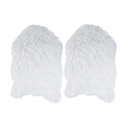 Schaffellimitat 2er set - schaffellimitat,