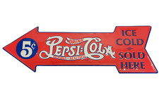 Vintage Pepsi Cola Blechschild