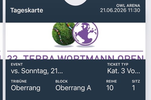 Tickets für das - 2, der