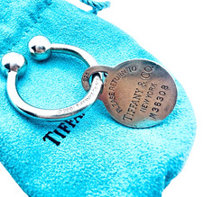 Tiffany & CO. Please Return To New York Schlüsselanhänger Schlüsselanhänger C...