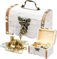 Schatzkiste Holz, Vintage